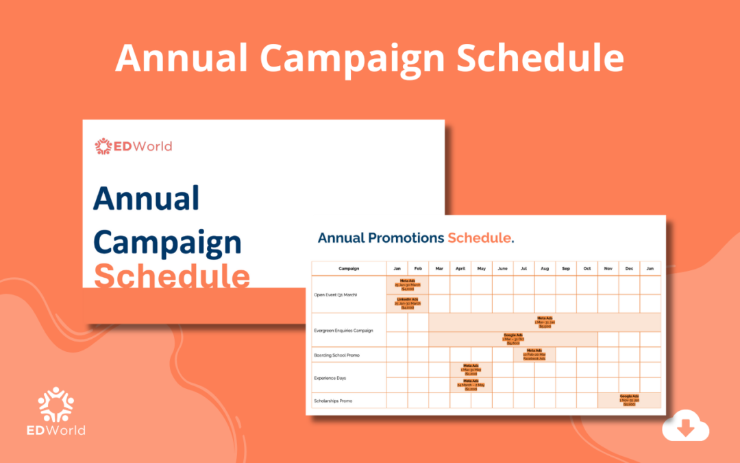 Annual ​Campaign Schedule