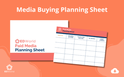 Media Buying Planning Sheet